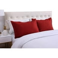 thumbnail image 2 of Porch & Den  Manor Embroidered Pillow Sham (Set of 2) Red 20 x 26 +2, 2 of 5