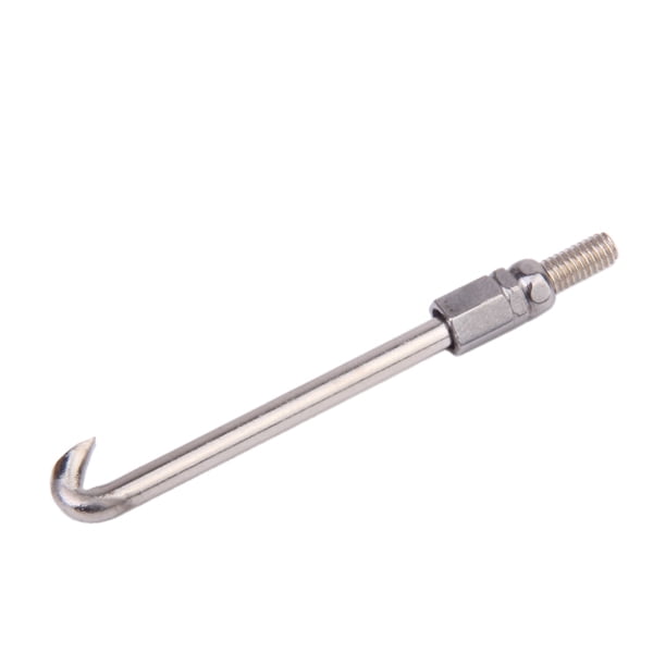 Set Of 24pcs Chrome Plated Steel Banjo Round Hooks 2.5 Inch With Nuts Parts