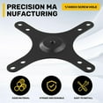 thumbnail image 5 of Portable Monitor Mounting Bracket Plate VESA 1/4 Inch Screw Hole to 100x100mm 75x75mm, M4 Screw Set, 5 of 5