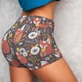 thumbnail image 4 of Fotbe Foxes Shorts Sin Costuras – Shorts Deportivos de Cintura Alta para Mujer, Elásticos para Gimnasio, Yoga, Running o Ciclismo-Medium, 4 of 8