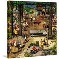 thumbnail image 2 of "Labor Day Picnic" Painting Print on Wrapped Canvas, 2 of 7