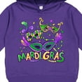 thumbnail image 3 of Inktastic Mardi Gras Masks and Beads Toddler Hoodie, 3 of 4