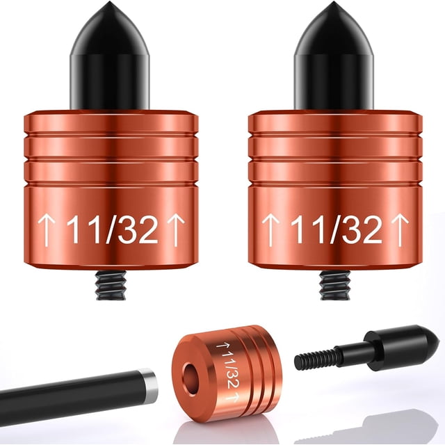 2 Pack Crossbow Decocking Heads – Safe Release Arrow Points to Prevent Dry Fire, Universal Fit for Hunting Crossbow Bolts