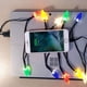 thumbnail image 2 of Cadena de luces LED de colores con carga USB para teléfono móvil, cadena de luces LED con cabeza de flamenco, decoración navideña, luz nocturna, 2 of 6