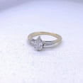 thumbnail image 2 of 1.50Ct Pear Lab Created Diamond Women's Wedding Ring 14k Yellow Gold Plated, 2 of 4
