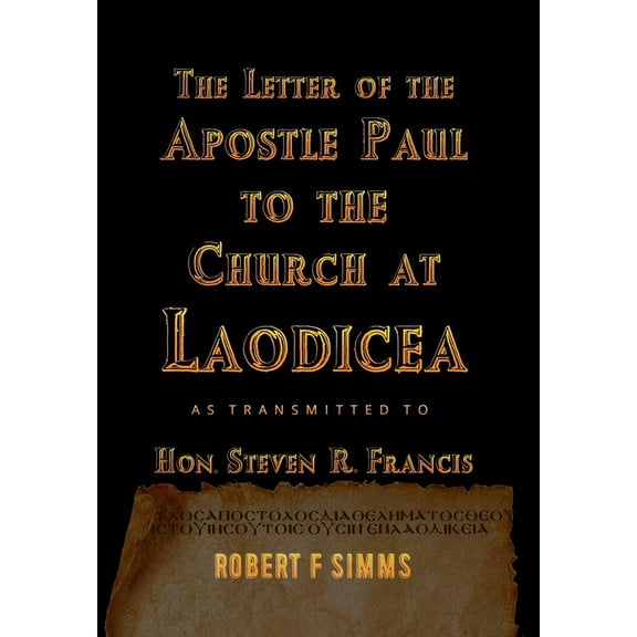 The Letter to Laodicea, (Hardcover)