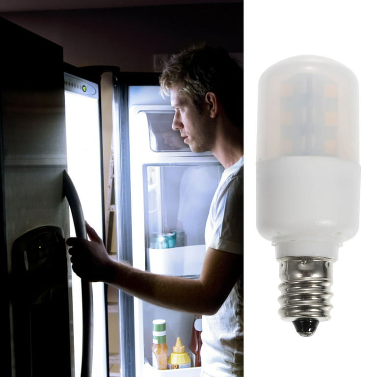 Hemoton Bulb Refrigerator Light Led E12 Fridge Appliance Lighting  Freezeroven Microwave Home