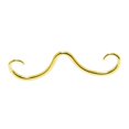 thumbnail image 4 of STARTIST Mustache Nose Funny Mustache Septum for Beach Birthday Anniversary Gold, 4 of 9