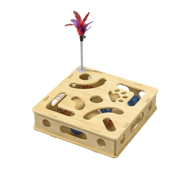 Pet Box Interactive Digging Construction Scene Indoor Pet Puzzle Game for Mental Stimulation and Exercise Small Exercise Ball
