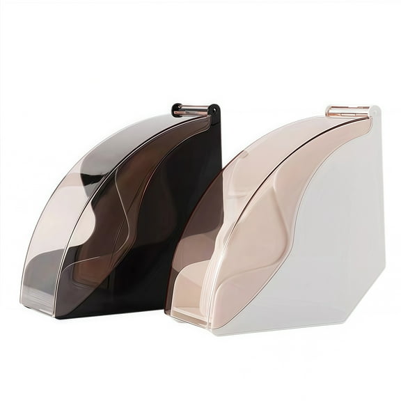 2PCS Coffee Dustproof Filter Paper Box Organizers for Daily Brewing