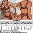 thumbnail image 1 of Body sexy Mujer Ropa interior Lencería Encaje Hollow Mono erótico (Leopard L) Ehuebsd Para estrenar, 1 of 2