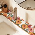 thumbnail image 2 of Yayeee Faucet Mat for Kitchen Sink 14.7" Diatomite Long Splash Guard Pad, Hand Drawn Floral, 2 of 7