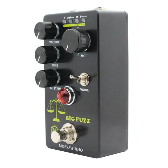 Mosky Fuzz Distortion Guitar Effect Pedal π Bender M Booster Big Muff PI Circuit