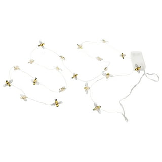 Flavcharm Honey Bee String Lights, Battery Operated Bee Decor LED Fairy  Lights, 10ft 30 Tropical Themed Fairy Lights with Remote for Summer,  Bedroom, Party, Birthday 