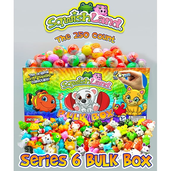 SqwishLand Bulk Box Series 6 (250 Capsules)