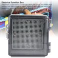 thumbnail image 3 of Caja Eléctrica, Aislamiento Eléctrico IP67, Impermeable, Plástico ABS, Cubierta Transparente Con Bisagras, Caja De Conexiones Eléctricas Con Placa De Montaje Para, 3 of 7