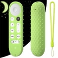 thumbnail image 1 of Funda de silicona para control remoto de Google TV Streamer 4K TV 2024 (para Google GY3LE), funda protectora de repuesto para control de voz inteligente, con cordón, brilla en la oscuridad, 1 of 8