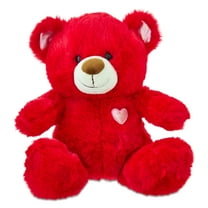 Medium Snuggly Bear Plush, Red, 12", Valentine's Day by Way To Celebrate