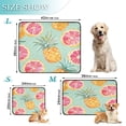 thumbnail image 3 of Qxltty Pineapple Blood Orange Cat litter Pads Pet Set of 2 Diaper Mats Center Anti-leakage Layer Absorbent Soft and Comfortable, 3 of 7