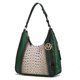 thumbnail image 1 of Bolso de hombro con estampado de cocodrilo de imitación, 1 of 2