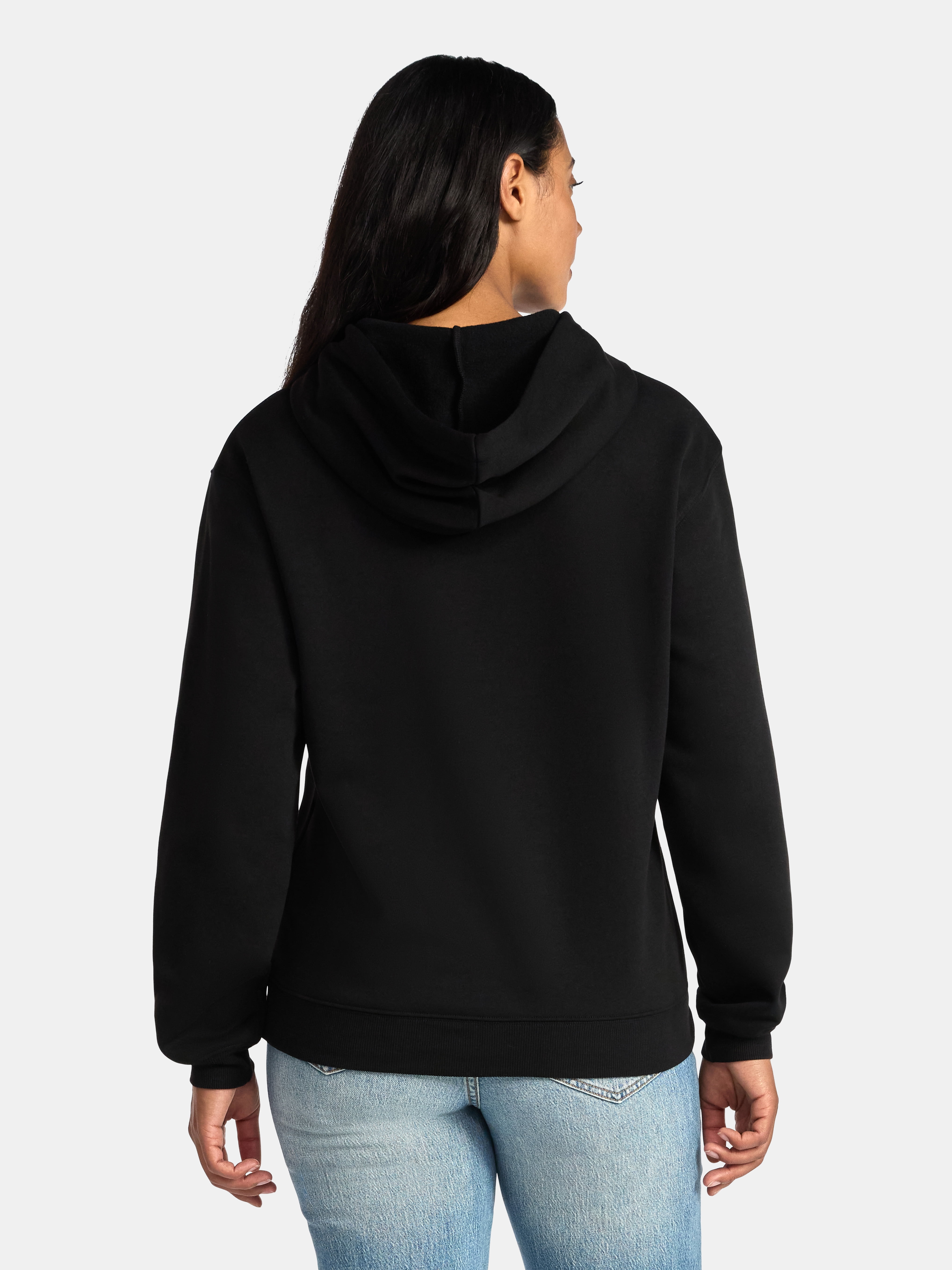 Nightmare Before Christmas Women's Halloween Hoodie Sweatshirt with Long Sleeves, Sizes XXS-XXL