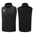 thumbnail image 5 of Black*Friday Clearance Items under $5 GaThRRgYP Battery Operated Heated Vest for Women'stand Collar Winter,Plus Size Heated Coat for Women 8 Heating Heated Jacket Winter Heating Coat Black L, 5 of 7