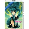 thumbnail image 3 of Hatsune Miku - Notes Wall Poster with Push Pins, 14.725" x 22.375", 3 of 3