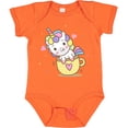 thumbnail image 3 of Inktastic Teacup Unicorn Boys or Girls Baby Bodysuit, 3 of 5