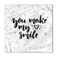 thumbnail image 1 of Saying Bandana, You Make My Heart Smile, Unisex Head and Neck Tie, by Ambesonne, 1 of 2