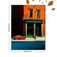 thumbnail image 3 of Nighthawks Diner Art Print / Canvas Print， Home Decor Wall Art， Suitable for Living Room， Bedroom， Office， Hotel， Cafe Bar Decor, 3 of 8