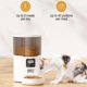 thumbnail image 2 of Alimentador automático inteligente para mascotas con botón de 4 l y tazón de acero inoxidable con temporizador por voz para perros y gatos, dispensador automático de comida seca para mascotas, color, 2 of 5