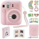 thumbnail image 1 of Cámara instantánea Fujifilm Instax Mini 12 con estuche, pegatinas decorativas, marcos, álbum de fotos y más kit de accesorios (rosa flor), 1 of 5