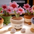 thumbnail image 6 of Cute Cartoon Potted Plants Plush Toy Soft Healing Desktop Ornament Flower Doll Adorable Decor Gift for Girls Kids Birthday Holiday,B, 6 of 6