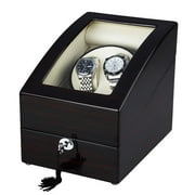 Double Watch Winder with Quiet Japanese Mabuchi Motor