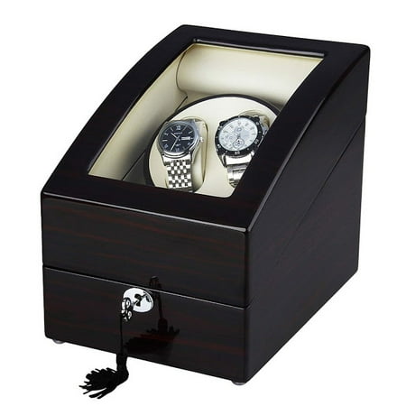 Double Watch Winder with Quiet Japanese Mabuchi Motor