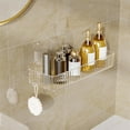thumbnail image 7 of Pyaiiner Bathroom Shelf Non-Stamping Wall Mounted Bathroom Restroom Cosmetic Organizer Dressing Table Wall Mounted Organizer, 7 of 7