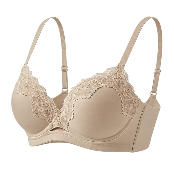 Jelly Wireless Bras for Women Push Up Seamless T-Shirt Bras No Underwire Supportive Full Coverage Bralettes