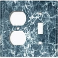 thumbnail image 4 of Metal Light Switch Plate Outlet Cover (Image of Marble Blue MAR012), 4 of 13