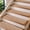 Beige, variant on TERRALYX Stair Treads for Wooden Steps Indoor 30"x 8", 15Pcs Non Slip Peel and Stick Carpet Stair Treads, Self Adhesive Washable & Reusable Stair Runner Rug for Kids Elders Pets-Beige