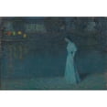 thumbnail image 2 of Henri Le Sidaner 24x18 Black Ornate Framed Double Matted Museum Art Print Titled: Time to Collect (1896), 2 of 5