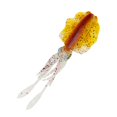 thumbnail image 1 of Señuelo de pesca suave de 15 cm de longitud Swimbait con faldas de calamar realistas Señuelo de pulpo Naranja, 1 of 9
