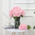 thumbnail image 3 of Blue Hydrangea Artificial Flowers & Pink Hydrangea Artificial Flowers for Home Decor Party Arrangements Wedding Bouquets Centerpieces, 3 of 5