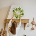 thumbnail image 2 of Hello "wood" Simulation Garland Door Hanging Hydrangea Rattan Ring Window Decorations, 2 of 6