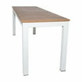 thumbnail image 5 of Carolina Classics Braylee 4' Outdoor Dining Bench in White Frame, 5 of 10