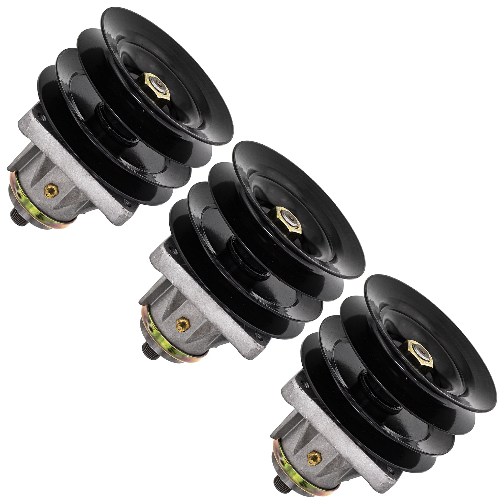 8TEN Spindle Double Pulley for MTD 6180594 9180596 48 inch 3 Pack