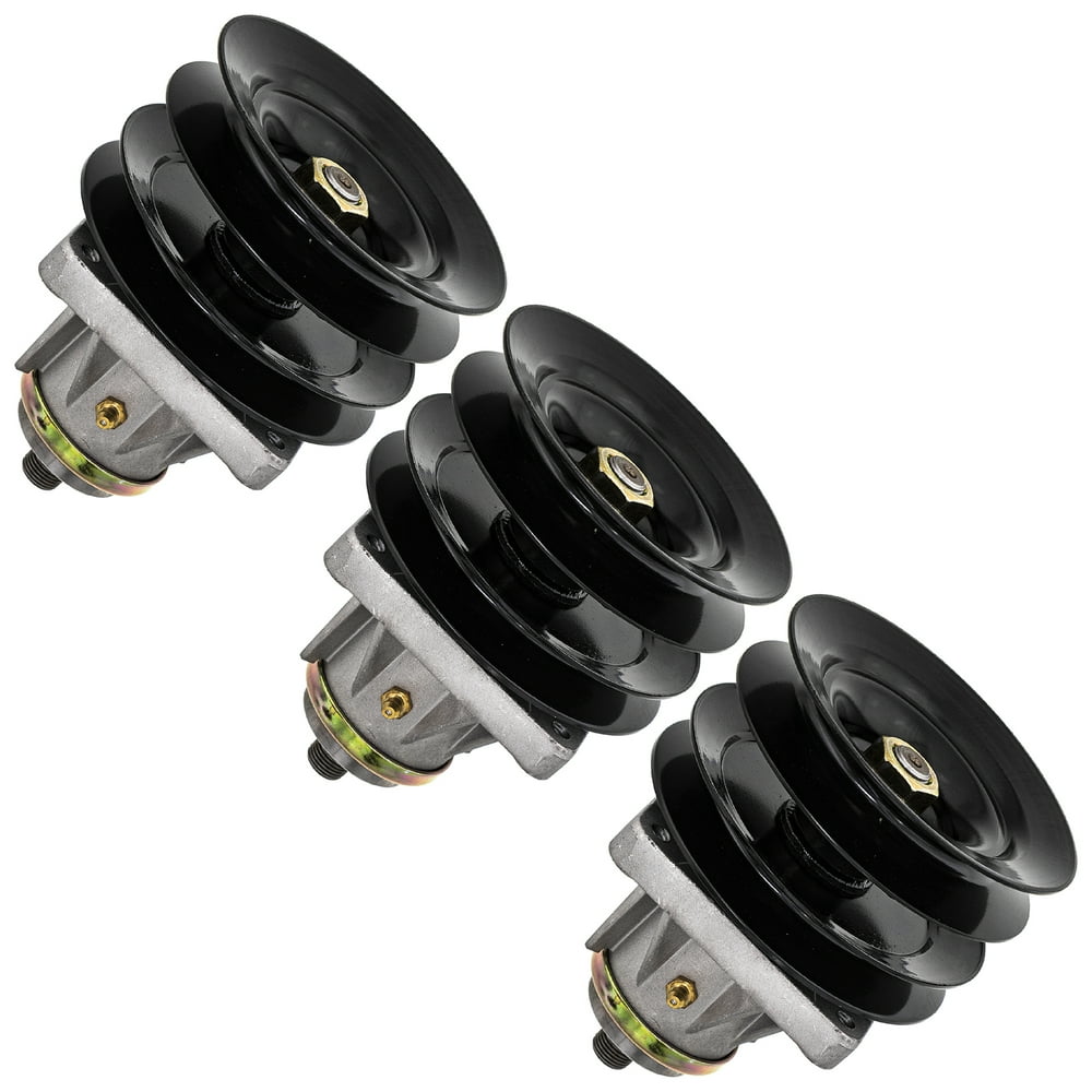 8TEN Spindle Double Pulley for MTD 6180594 9180596 48 inch 3 Pack