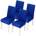 thumbnail image 1 of CANDeal 4PCS Dining Room Chair Covers Slipcovers Set, Spandex Fabric Fit Stretch Removable Washable Short Kitchen Chair Covers Protector for Dining Room, Hotel, 1 of 4