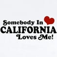 thumbnail image 2 of CafePress - Somebody In California Loves Me Infant Bodysuit - Baby Light Bodysuit, Size Newborn - 24 Months, 2 of 4