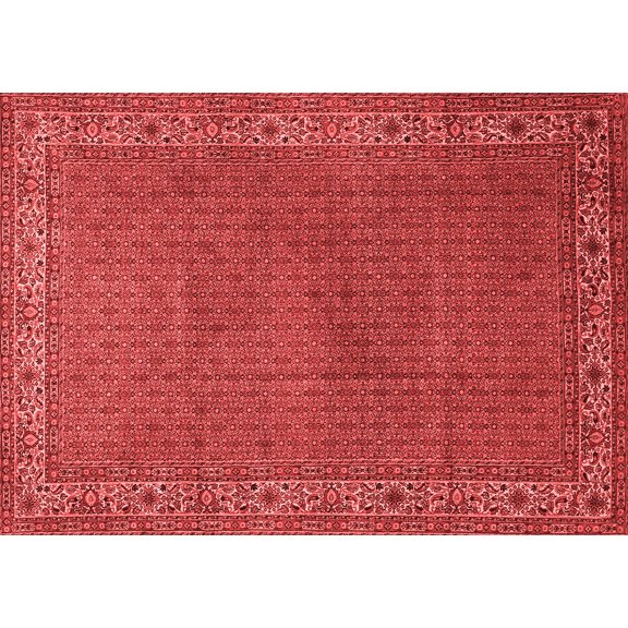 Ahgly Company Indoor Rectangle Persian Red Traditional Area Rugs, 5' x 7'