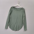 thumbnail image 3 of Top deportivo para mujer, blusa holgada para correr, secado rápido, grande, informal, transpirable, traje de Yoga que absorbe el sudor, camisa de manga larga, 3 of 6